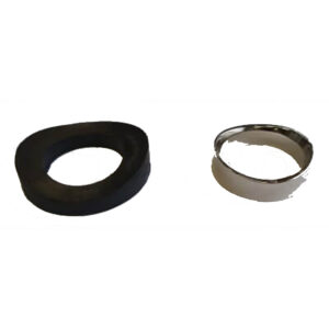 Afstand huls rond 20 mm chrome