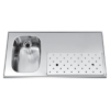 RVS Spoeltapblad Franke ST-BB100-1L spoelbak links