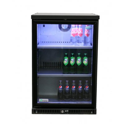 Serrco flessen- fustenkoeling 1 deurs (glas)