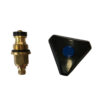 Binnenwerk spoelkraan zwarte knop