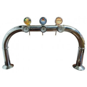 Occasion - Brugzuil 3 kraans chrome