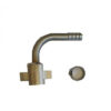 Aansluitset gebogen tule 3/8 voor koolzuurleiding 8x13.5 mm
