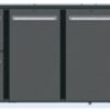 Serrco Combi Line Flessenkoeler, 2 lades (50-50), 2x deur