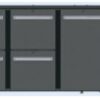Serrco Combi Line Flessenkoeler, 2x 2 lades (50-50), deur