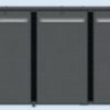 Serrco Combi Line Flessenkoeler, 2 lades (45-55), 3x deur