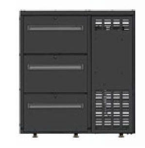 Serrco Combi Line Flessenkoeler, 3 lades (30-30-30)